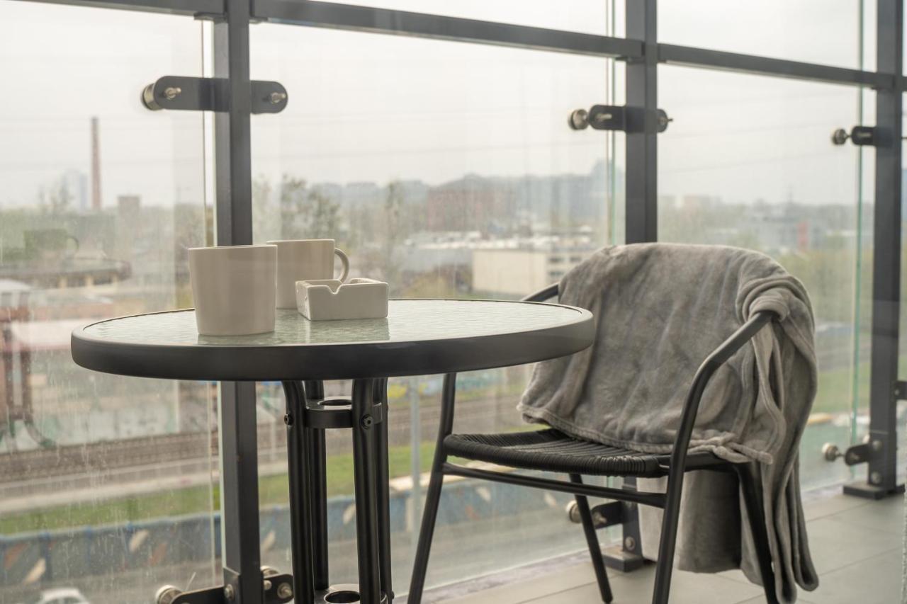 Ferienwohnung Perfect View Apart'S Warschau Exterior foto