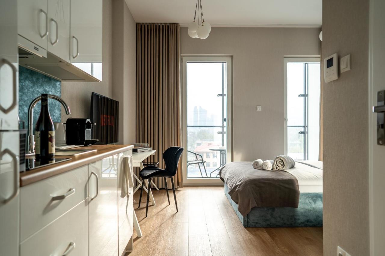 Ferienwohnung Perfect View Apart'S Warschau Exterior foto
