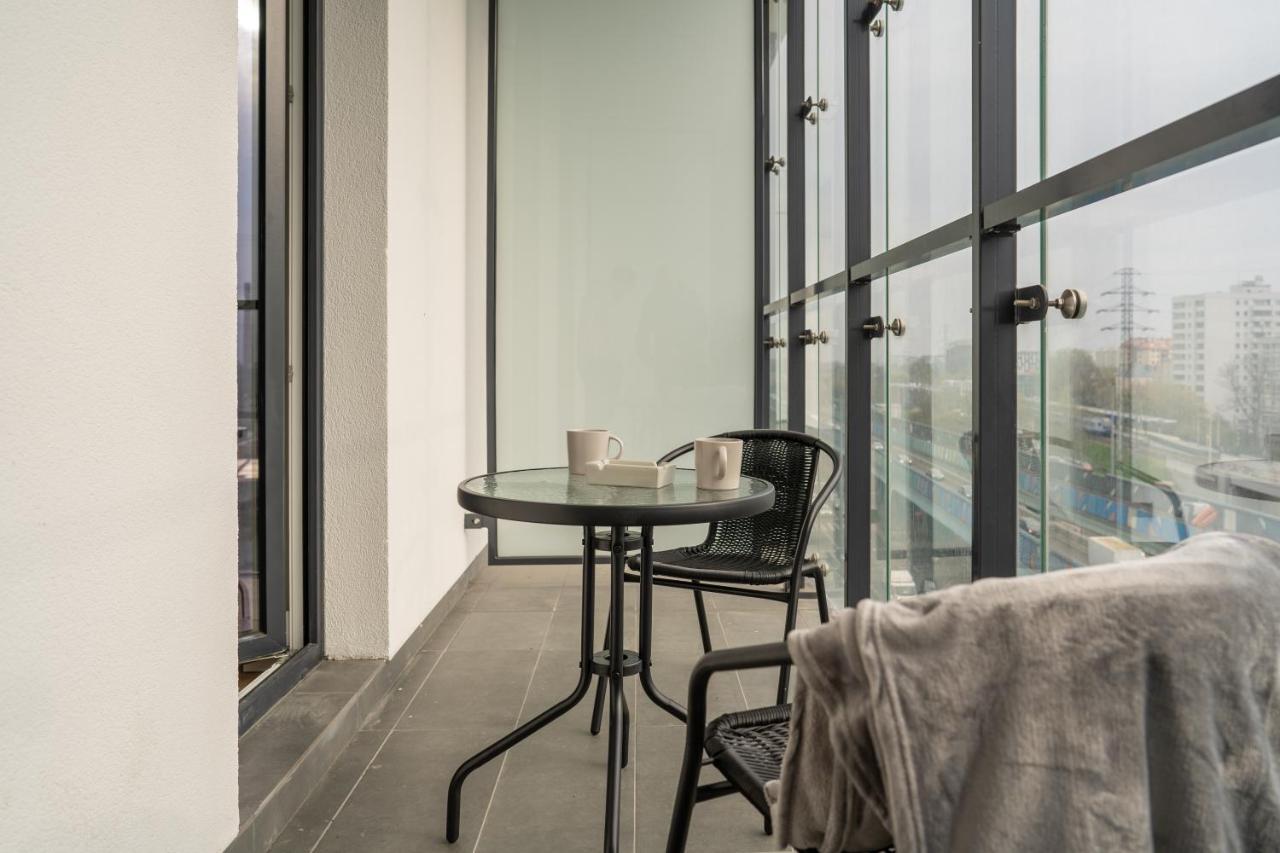 Ferienwohnung Perfect View Apart'S Warschau Exterior foto